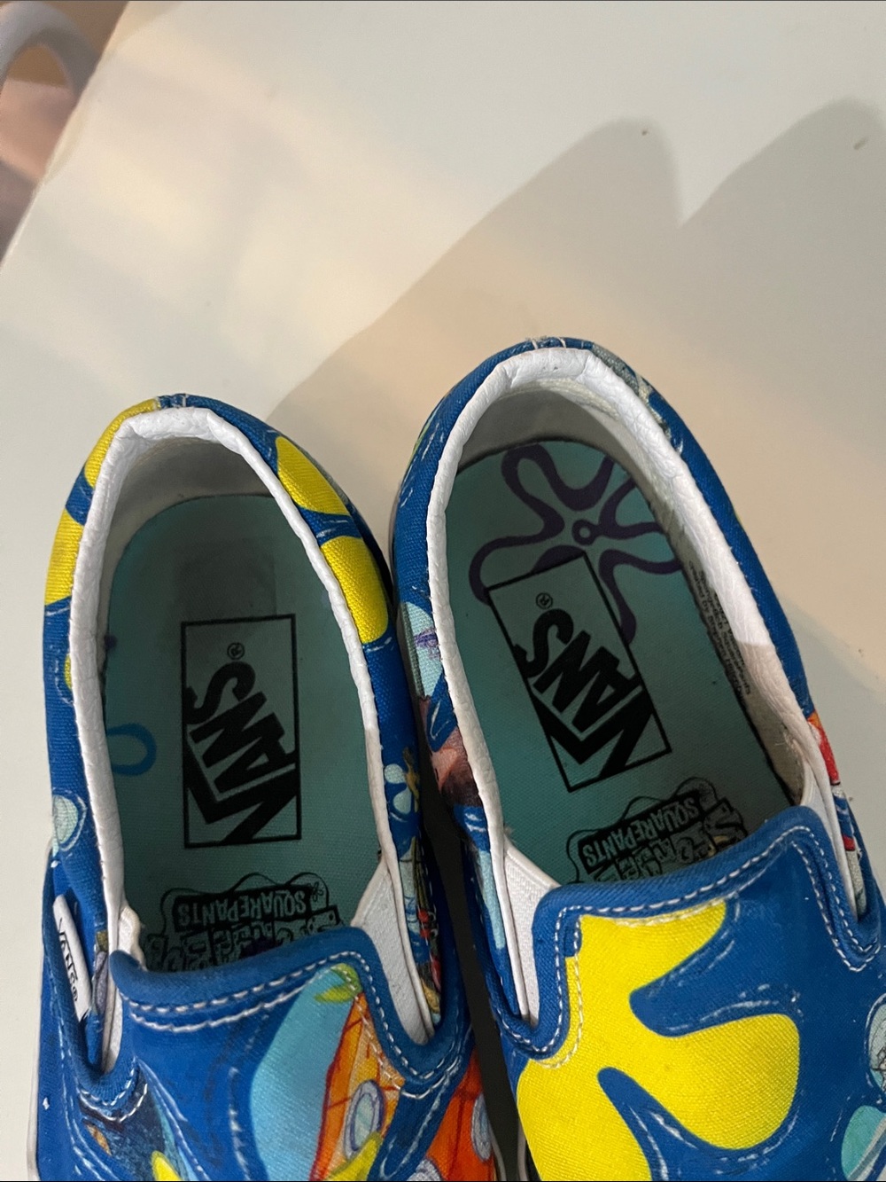 Vans SpongeBob SquarePants Slip on Shoes Mens 3.5 Women’s 5 - Picture 10 of 12